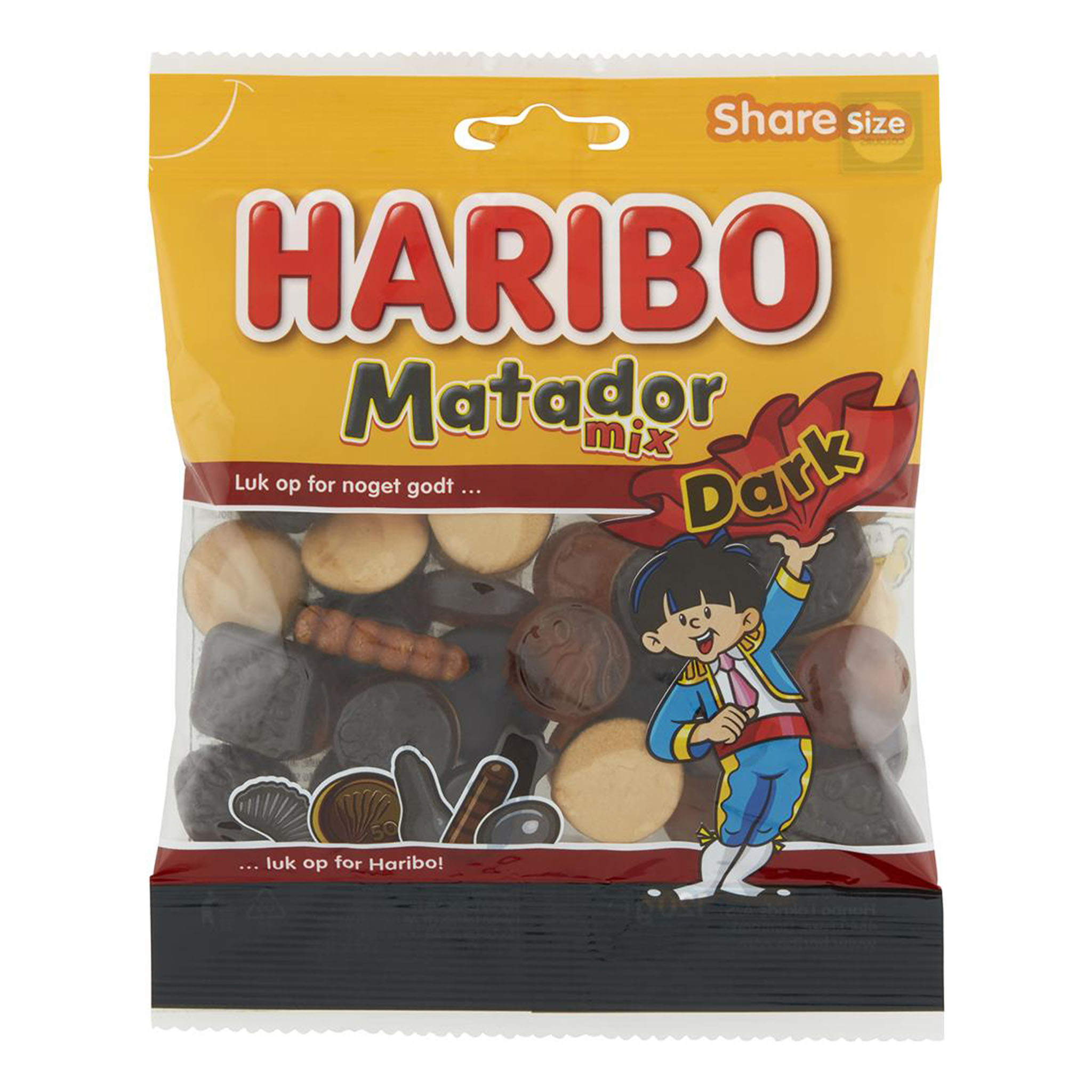 skade Banzai harpun Matador Mix Dark HARIBO - 120g net – Lille Danmark